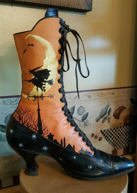 Wicked witch boot decor